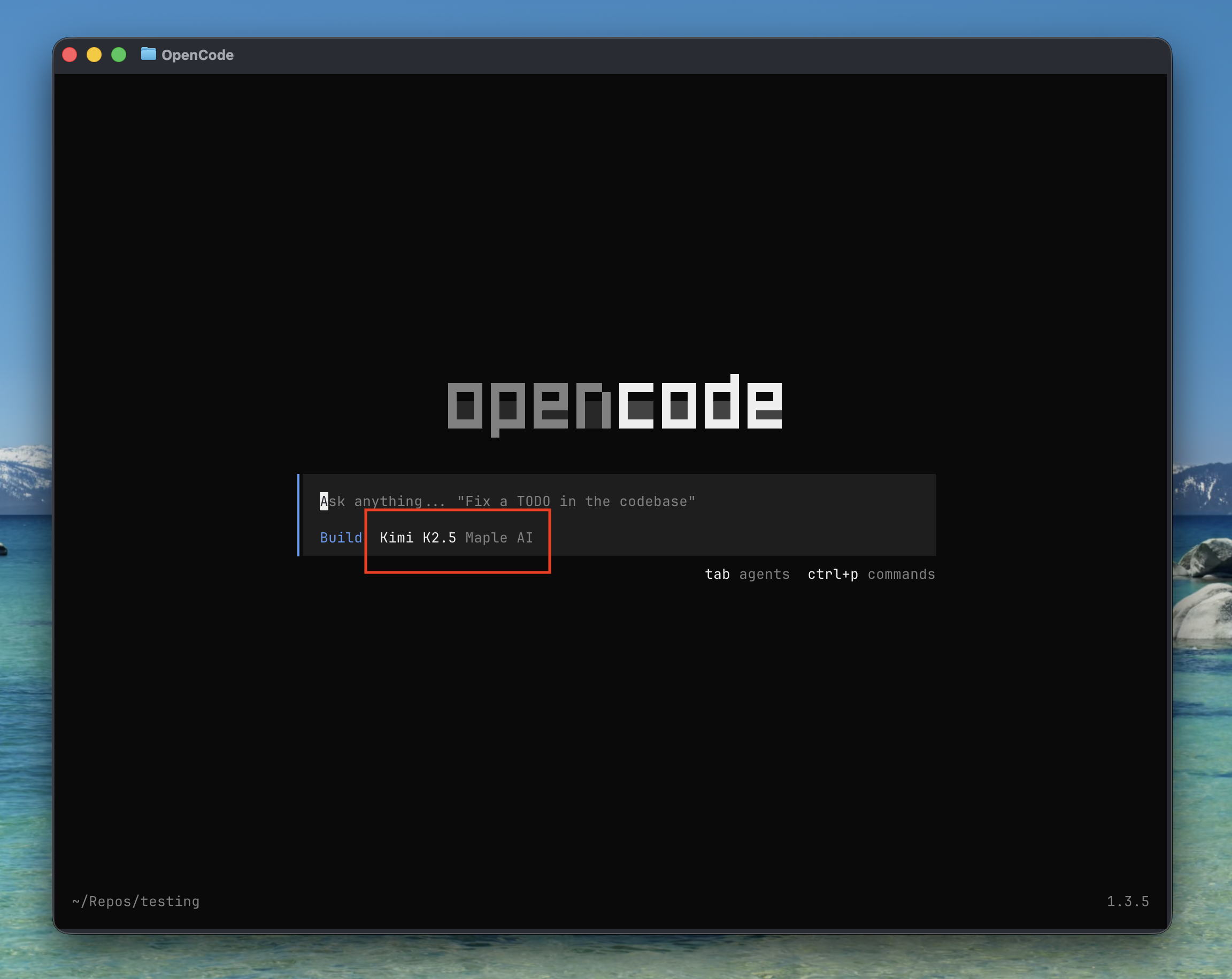 Verify the config worked: Maple AI should be your default provider